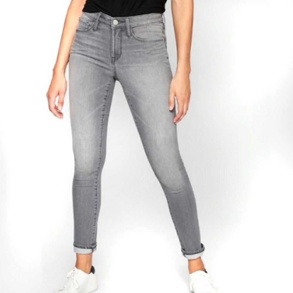✅ NEW Athleta Sculptek Skinny Crop Jean Granite size 6